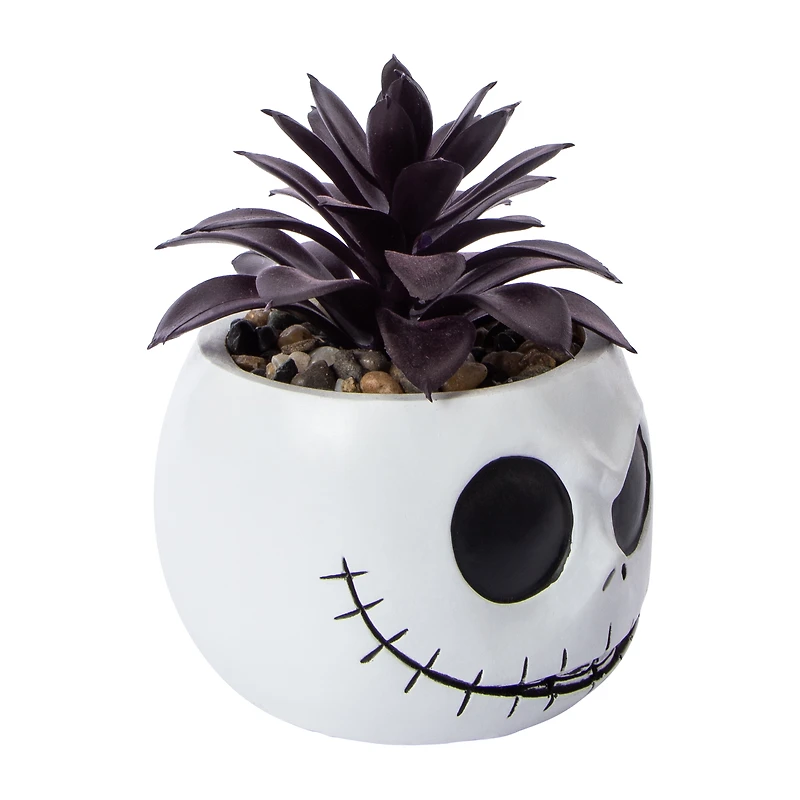 Disney Tim Burton's The Nightmare Before Christmas Jack Skellington Faux Succulent Terrarium