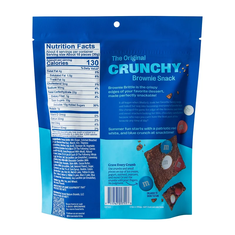Brownie Brittle® Limited Edition Snack With M&M's Candy 4oz