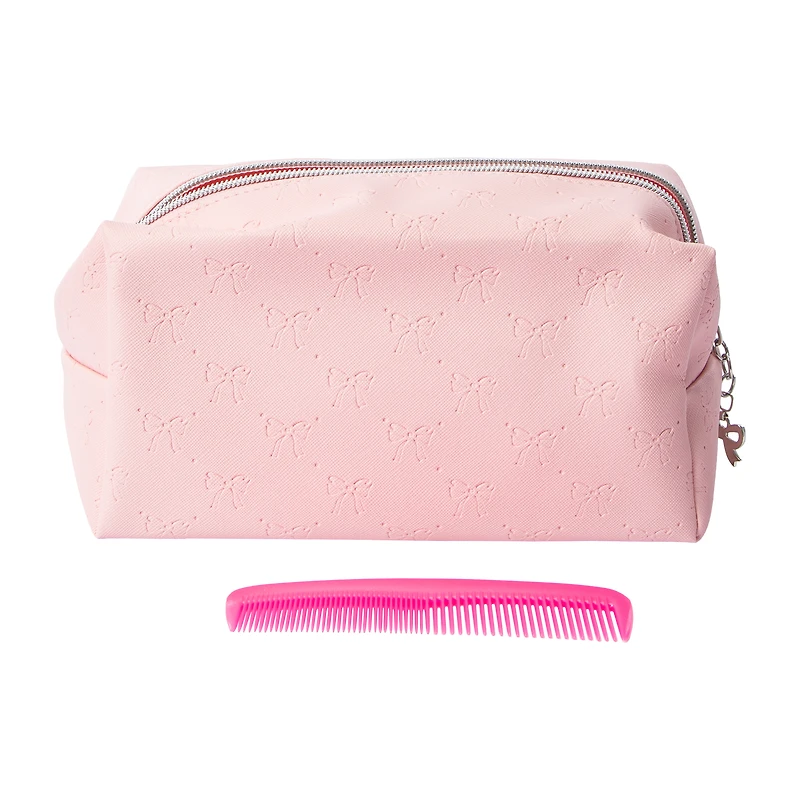 Embossed Bow Travel Set