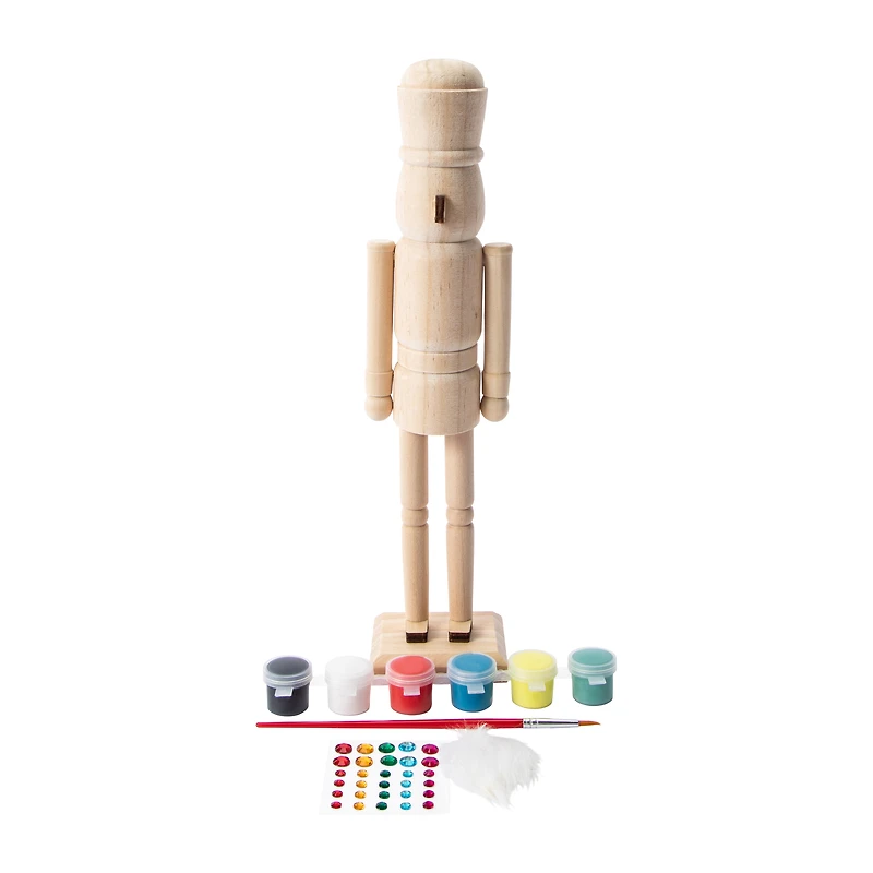 Christmas Paint Your Own Holiday Nutcracker Set