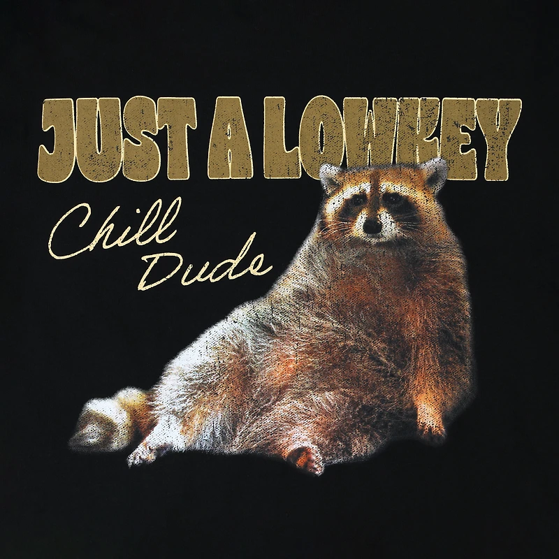 Raccoon Chill Dude Graphic Tee