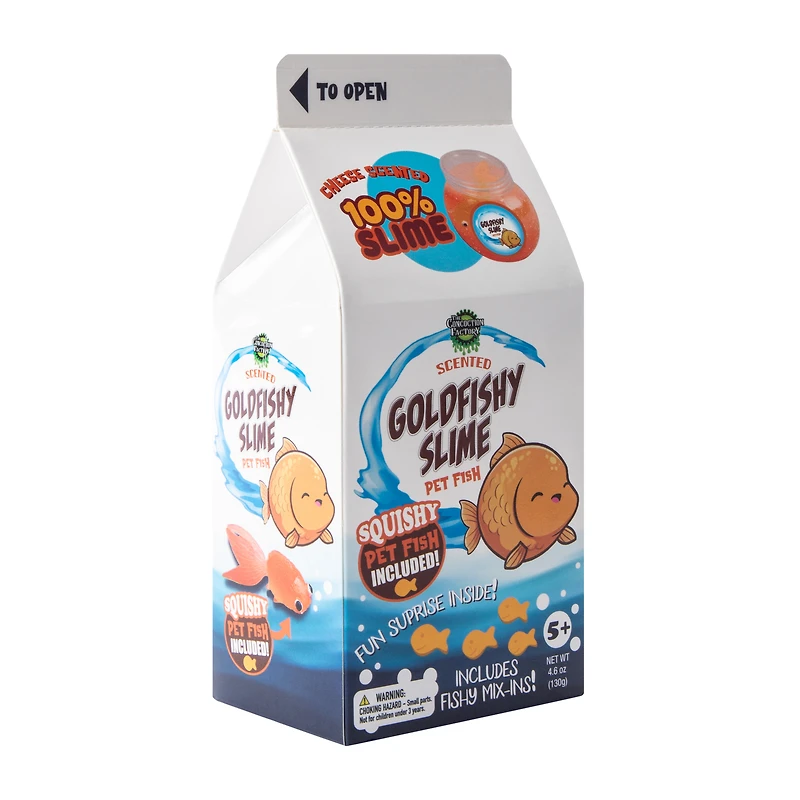 The Concoction Factory Scented Goldfishy Slime Pet Fish Set