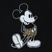 Disney Mickey And Friends Leopard Print Graphic Tee