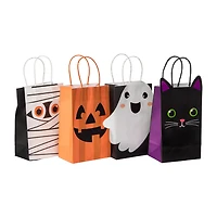 Halloween Kraft Bags 8-Count