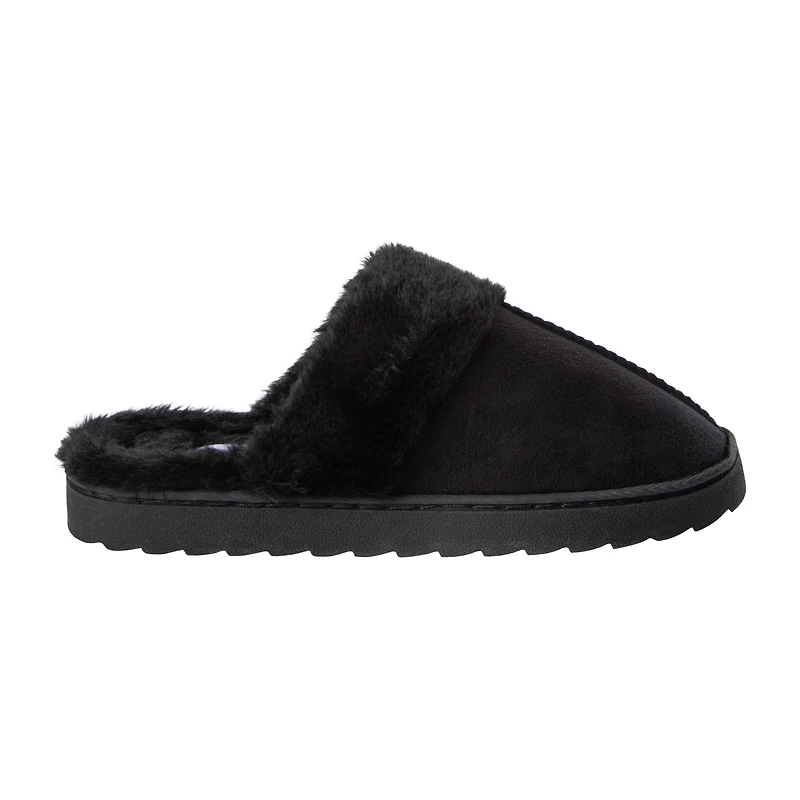 Juniors Fur Scuff Slippers