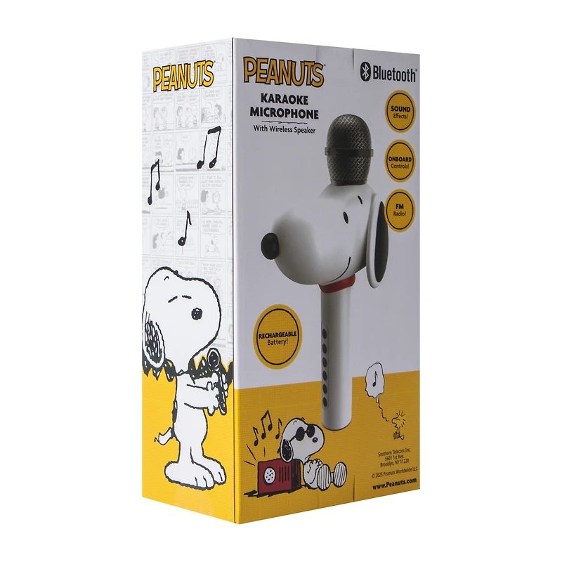 Peanuts® Bluetooth® Karaoke Microphone With Wireless Speaker