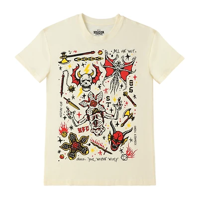 Netflix Stranger Things Collage Graphic Tee