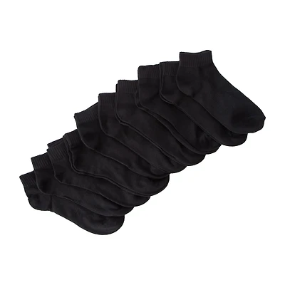 Juniors Zone Athletic Quarter Socks 10-Pack