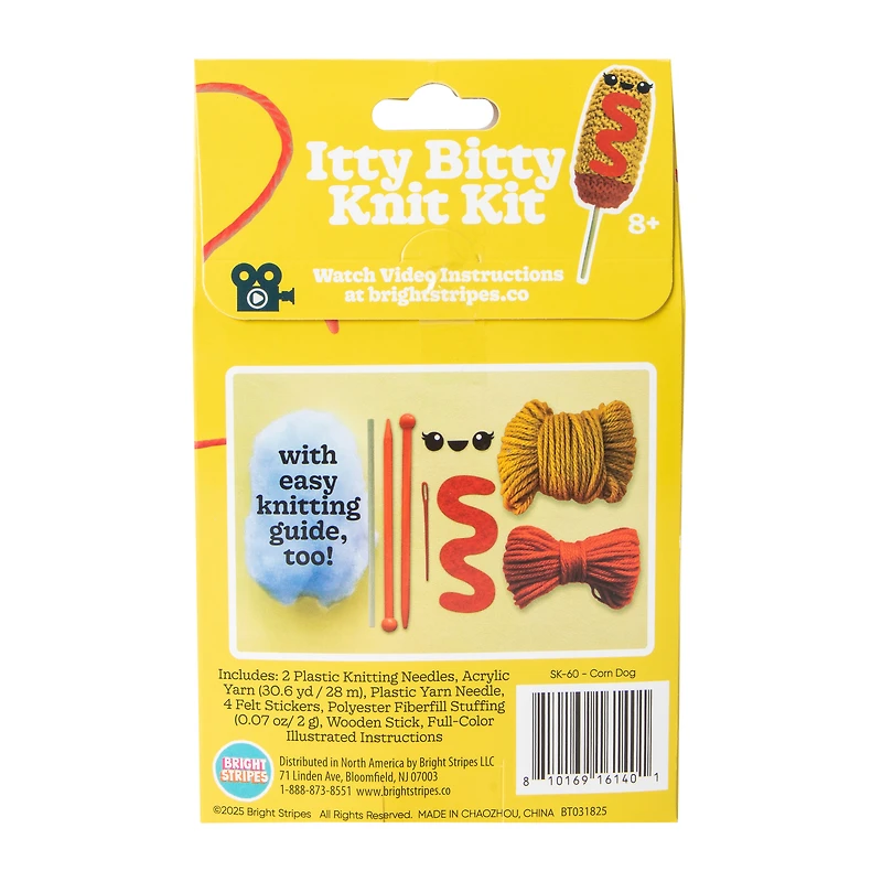 Itty Bitty Knit Kit Foodie Set