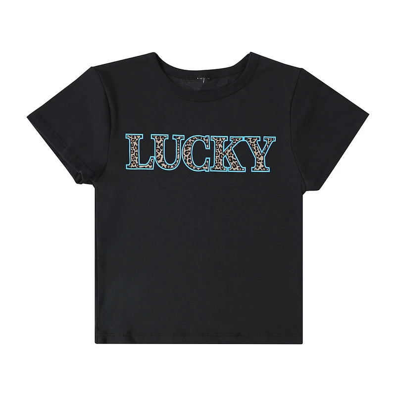 Juniors Lucky Graphic Tee