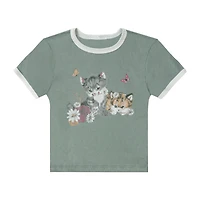 Juniors Kittens Graphic Tee