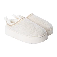 Juniors Sole Mates Sherpa Platform Slipper Shoes