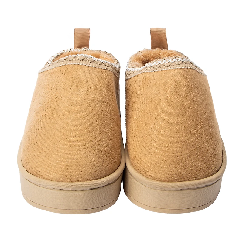 Suede Stitched Platform Shoes