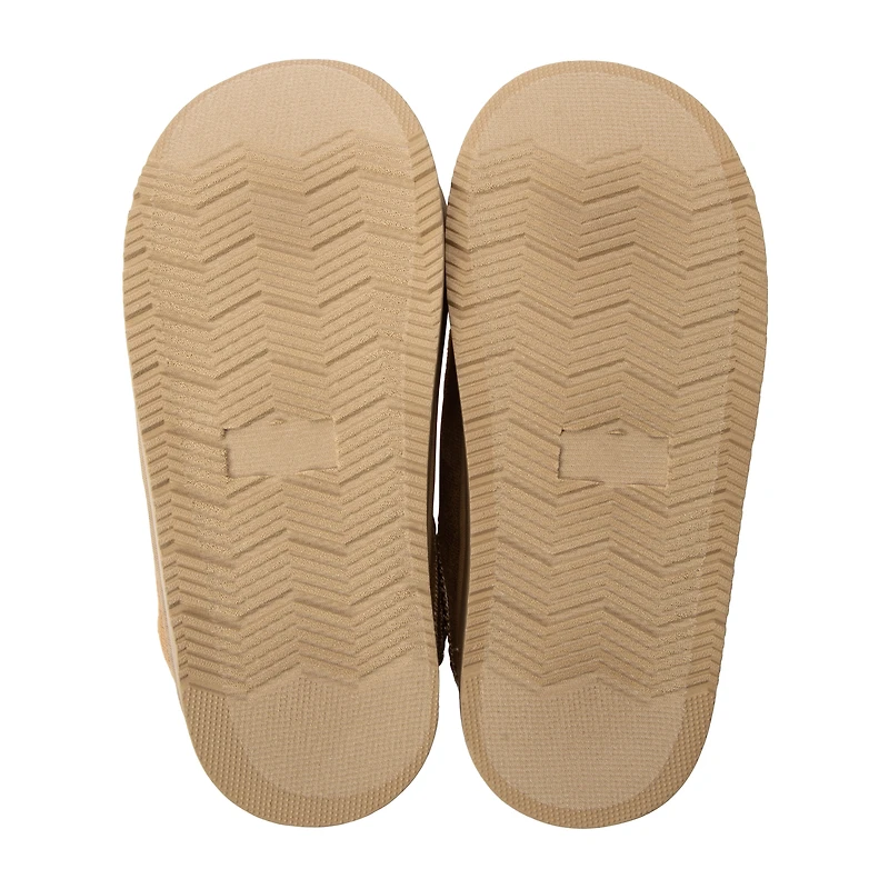 Suede Stitched Platform Shoes