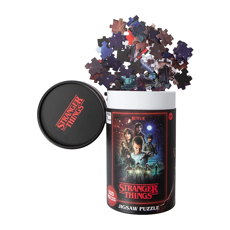 Stranger Things Jigsaw Puzzle Tube 500-Pieces