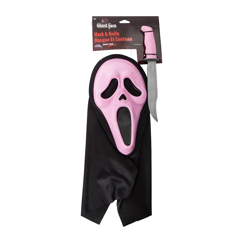 Halloween Ghost Face® Mask & Knife Set