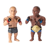UFC Octagon Fighters Collectible Fights Figures 2-Pack (Styles May Vary)