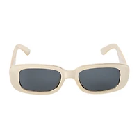Juniors UV Metallic Rectangle Sunglasses