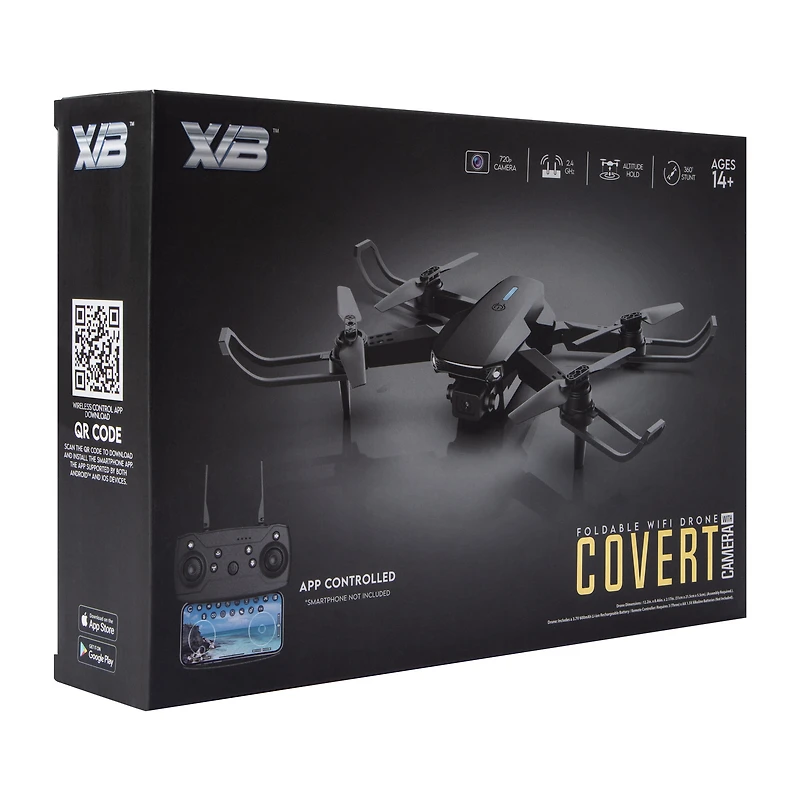 XVB™ Covert Foldable Wifi Drone With Camera