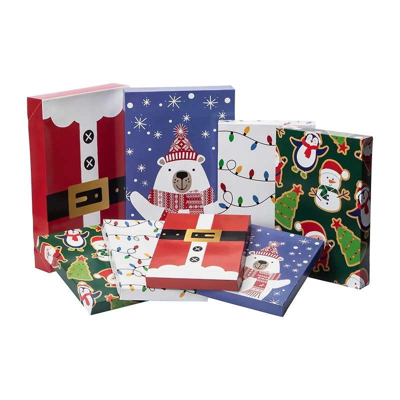 Christmas Gift Boxes 8-Count