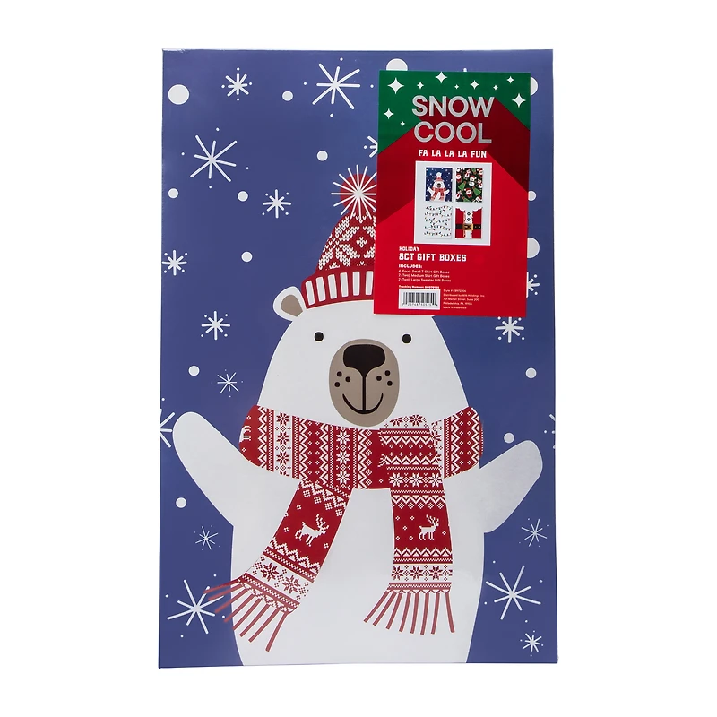Christmas Gift Boxes 8-Count