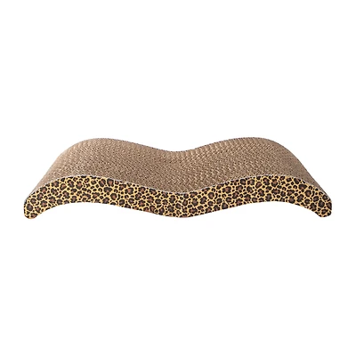 Leopard Print Wave Cat Scratcher