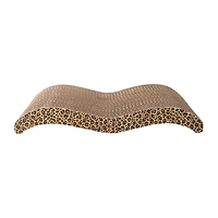 Leopard Print Wave Cat Scratcher