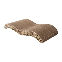 Leopard Print Wave Cat Scratcher