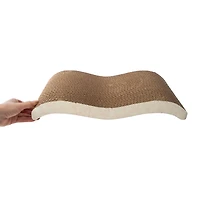 Printed Wave Cat Scratcher With Catnip