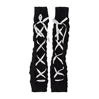 Ladies Bow Leg Warmers