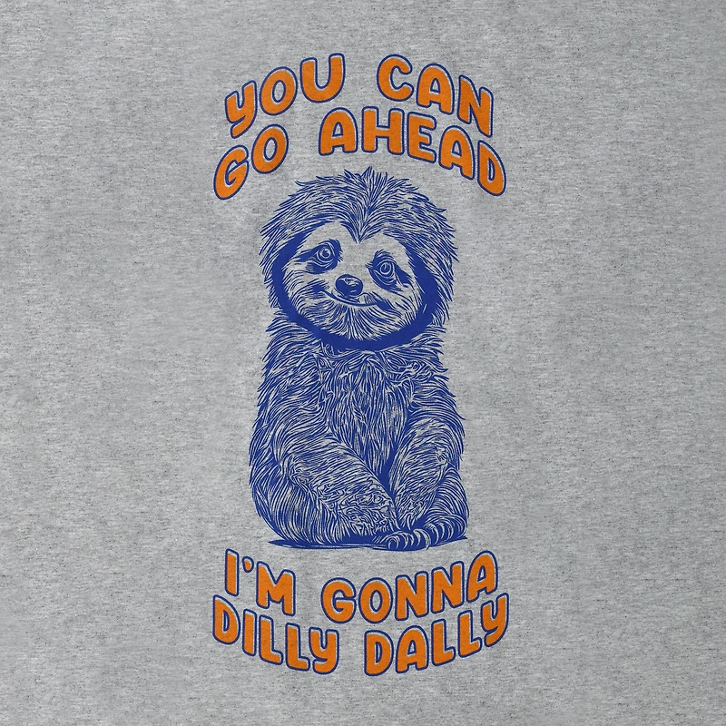 Sloth Dilly Dally Graphic Tee