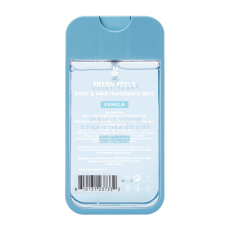 Fresh Feels Vanilla Body & Hair Fragrance Mist 3.38oz
