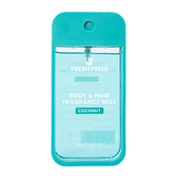 Fresh Feels Coconut Body & Hair Fragrance Mist 3.38oz