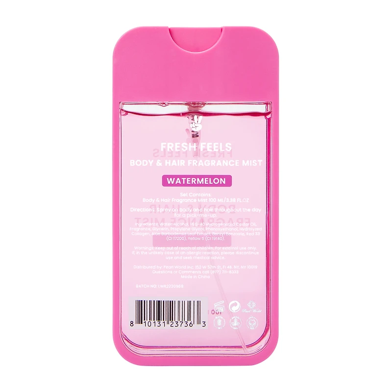 Fresh Feels Watermelon Body & Hair Fragrance Mist 3.38oz