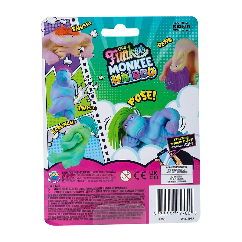 ORB Funkee Monkee Hairdo Toy (Styles May Vary)