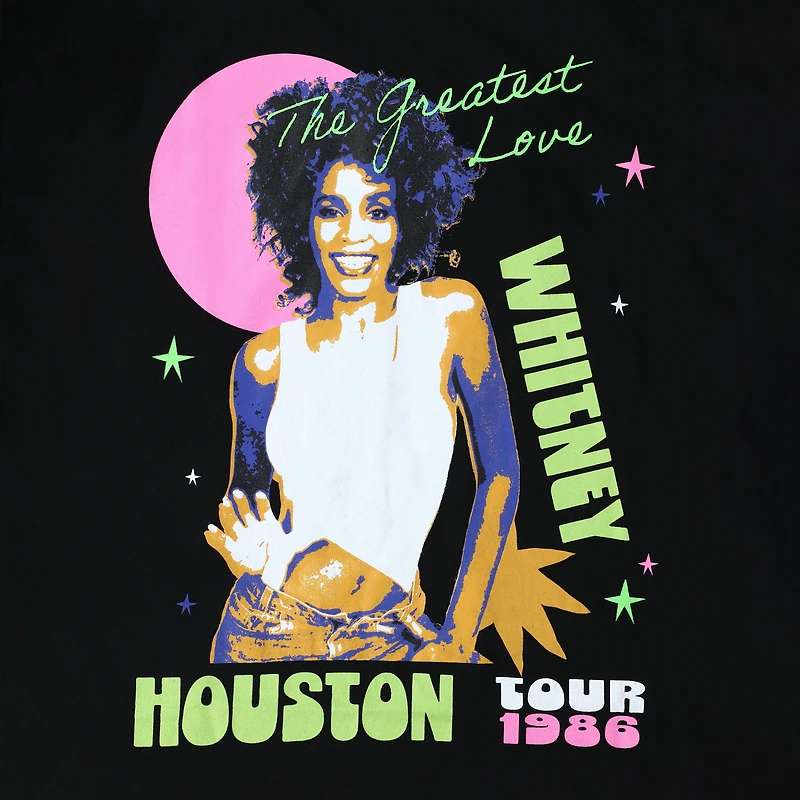 Whitney Houston 1986 Tour Graphic Tee