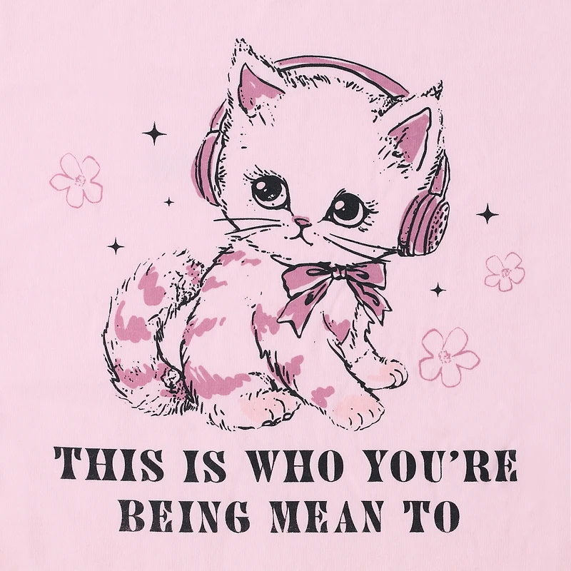 Cute Kitty Personality Graphic Tee