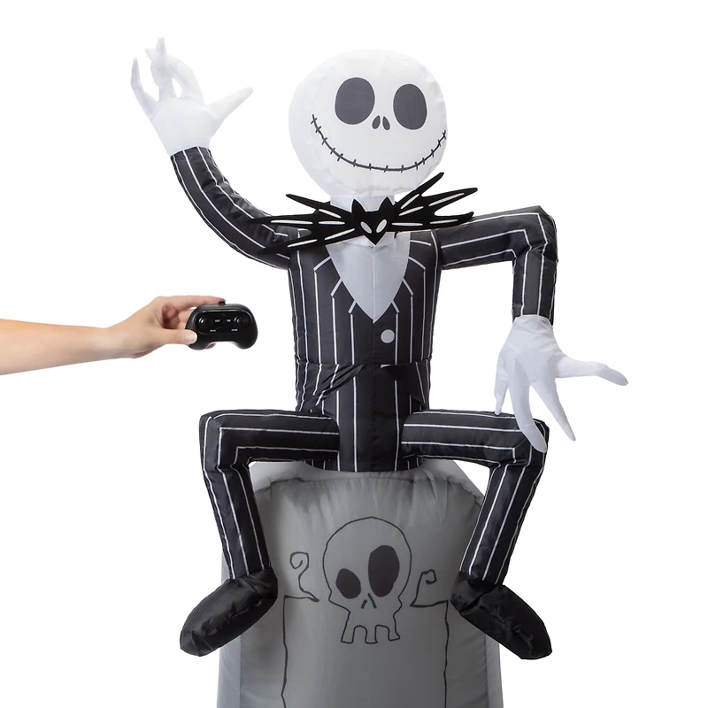 Disney Tim Burton's The Nightmare Before Christmas Remote Control Inflatable Jack Skellington