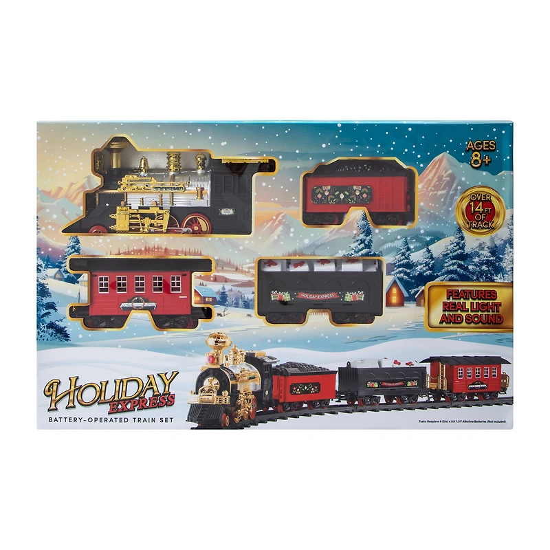 Holiday Express Battery-Operated Train Set