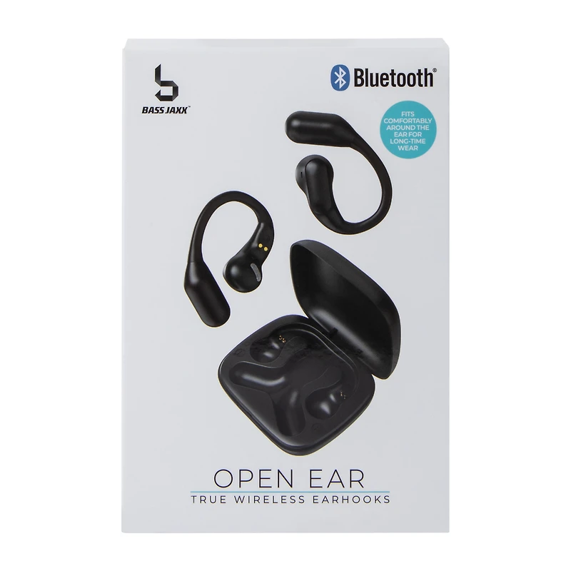 Bass Jaxx™ Open Ear True Wireless Earhooks
