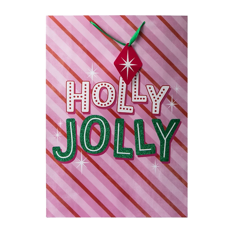 Christmas Holly Jolly Gift Bag