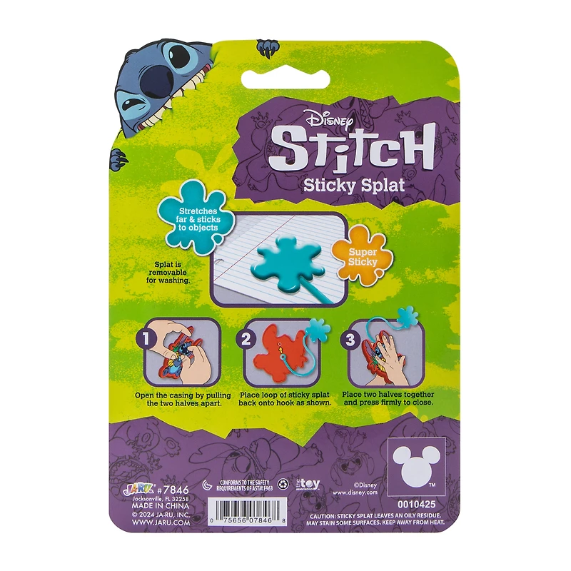 Disney Stitch Sticky Splat