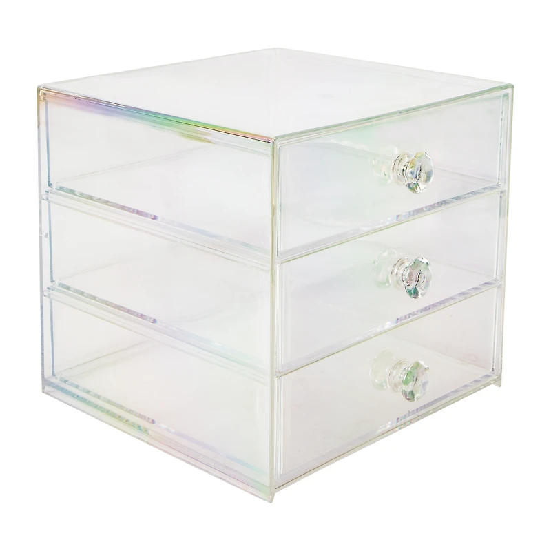 Iridescent Cosmetic Storage Drawers