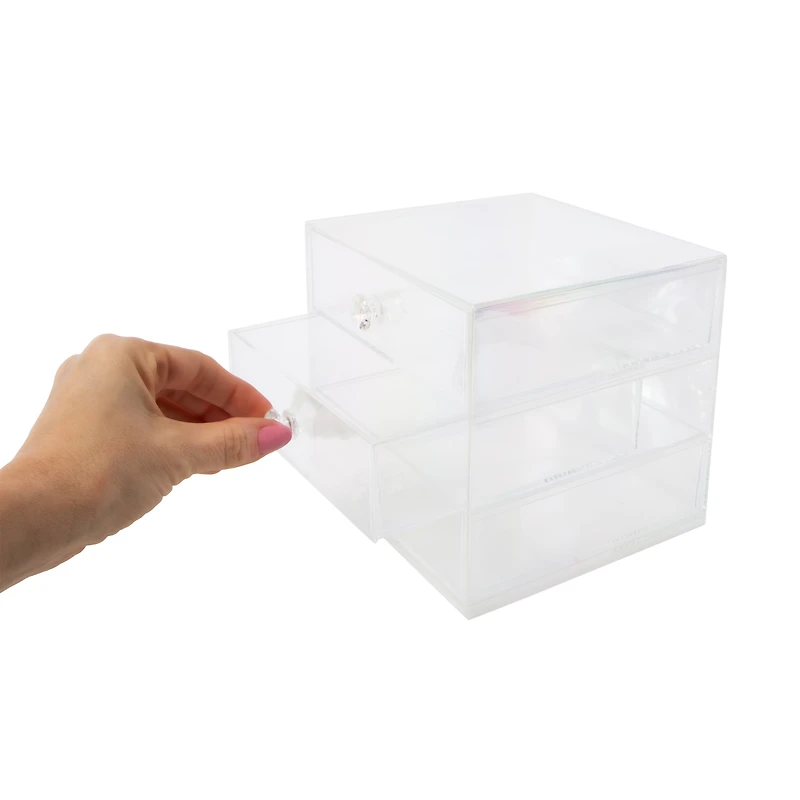 Iridescent Cosmetic Storage Drawers