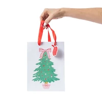 Christmas Bow Tree Gift Bags