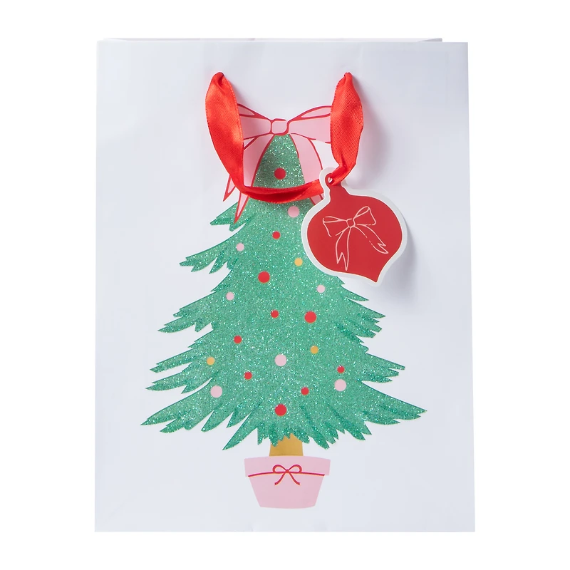 Christmas Bow Tree Gift Bags