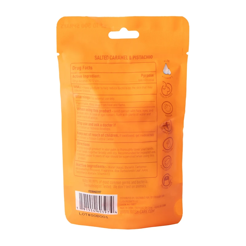 Wish Hand Sanitizer 1.2oz (Styles May Vary)