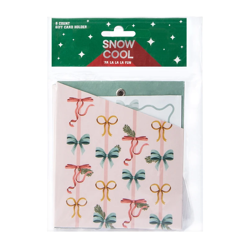Christmas Gift Card Holder 8-Count