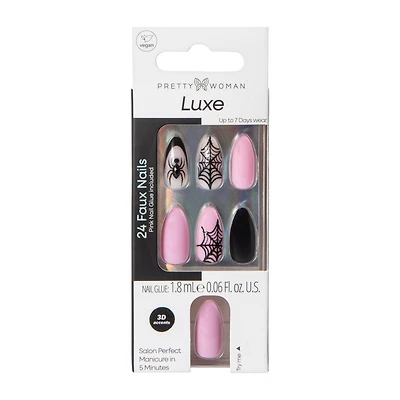 Pretty Woman Luxe  Halloween Faux Nails 24-Count