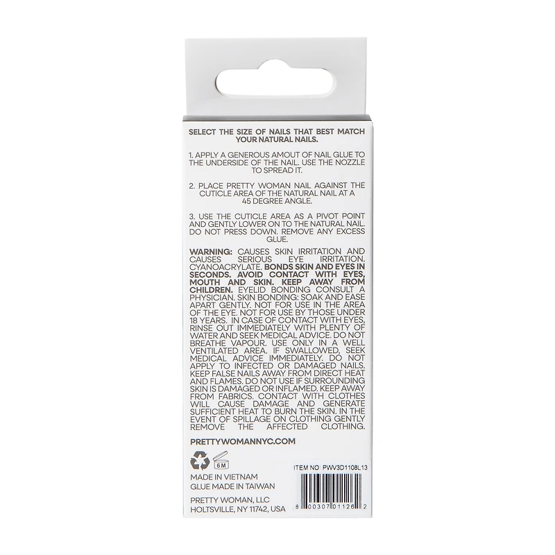 Pretty Woman Luxe Halloween Faux Nails 24-Count